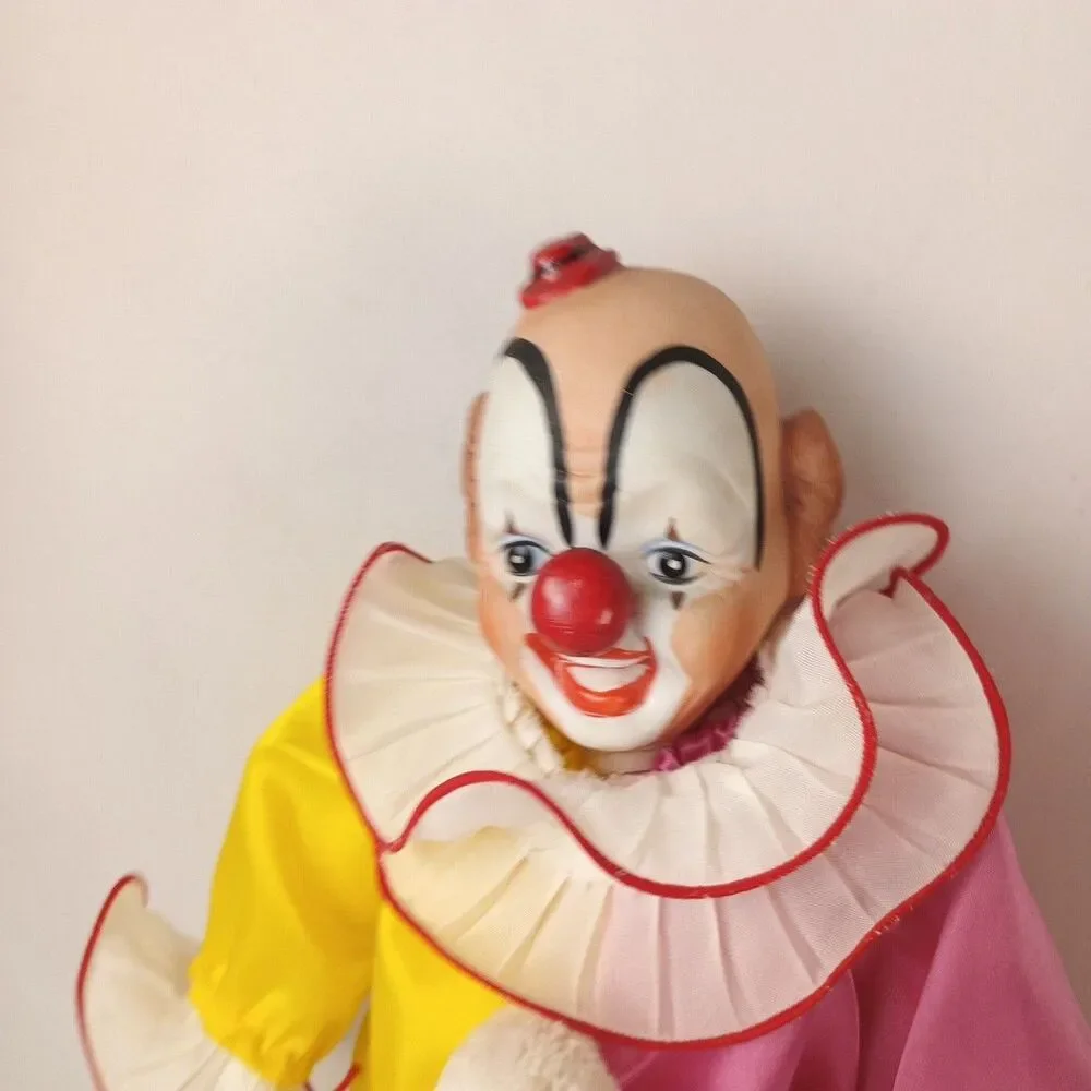 Victoria Impex Corp Porcelain Clown Doll 12